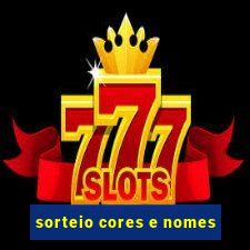 sorteio cores e nomes