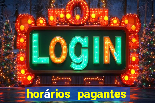 horários pagantes pg soft