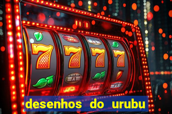 desenhos do urubu do flamengo para colorir
