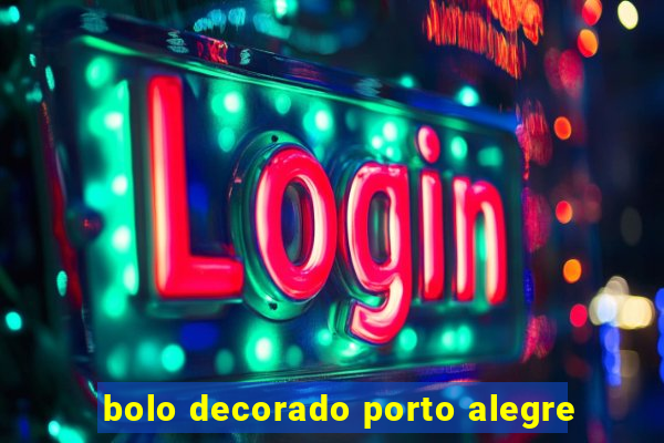 bolo decorado porto alegre
