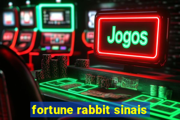 fortune rabbit sinais