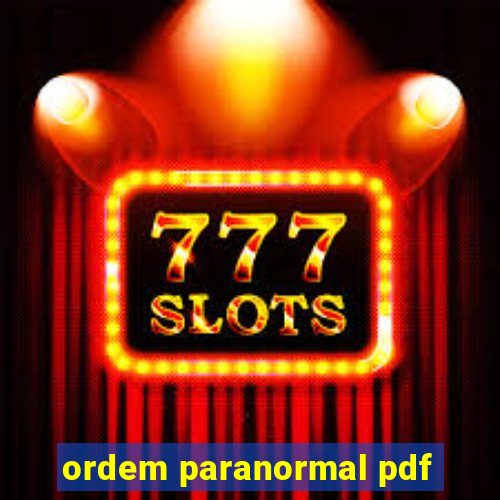 ordem paranormal pdf