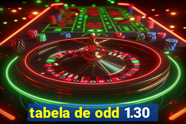 tabela de odd 1.30