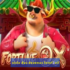 ciclo das dezenas lotofácil