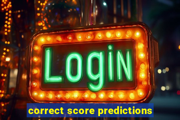 correct score predictions