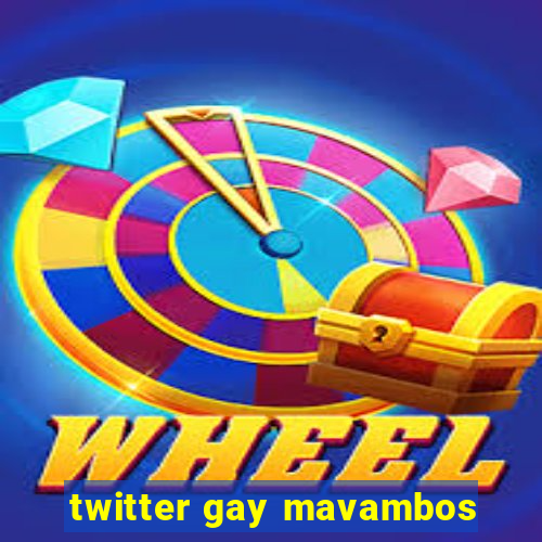 twitter gay mavambos