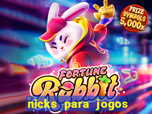 nicks para jogos de tiro