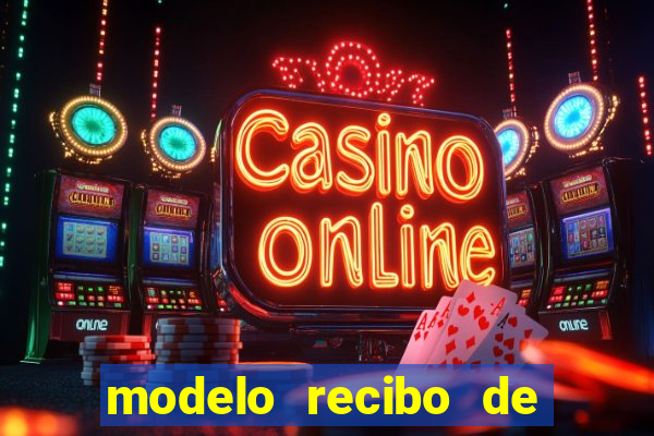 modelo recibo de pagamento autonomo