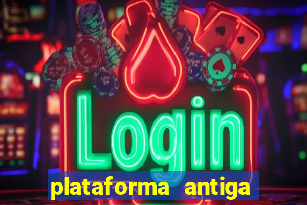 plataforma antiga de jogos