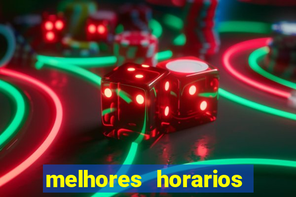 melhores horarios pagantes fortune tiger