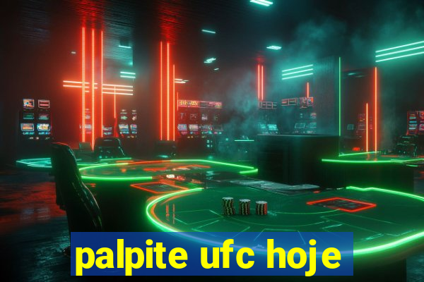 palpite ufc hoje