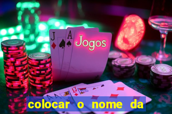 colocar o nome da pessoa no congelador