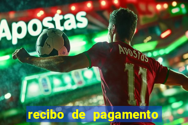 recibo de pagamento modelo word