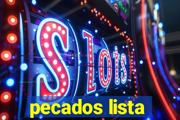 pecados lista