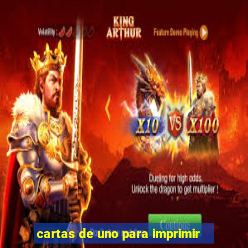 cartas de uno para imprimir
