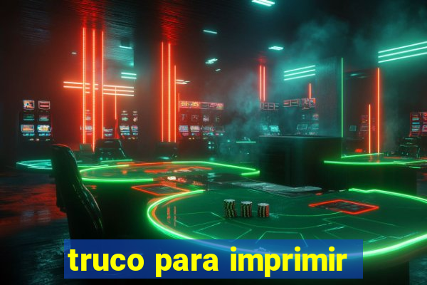 truco para imprimir