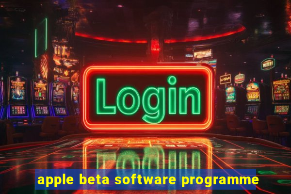 apple beta software programme
