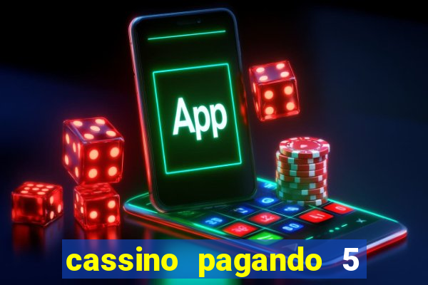 cassino pagando 5 reais no cadastro