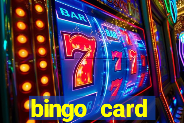 bingo card generator with pictures