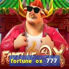 fortune ox 777 fortuna 77