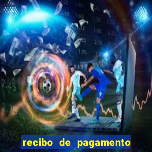 recibo de pagamento simples word