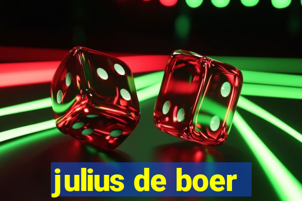 julius de boer
