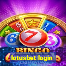 lotusbet login