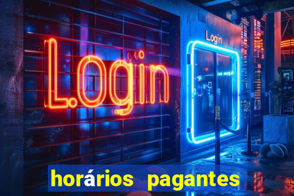 horários pagantes fortune tiger madrugada