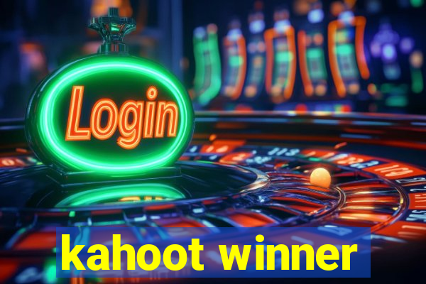 kahoot winner