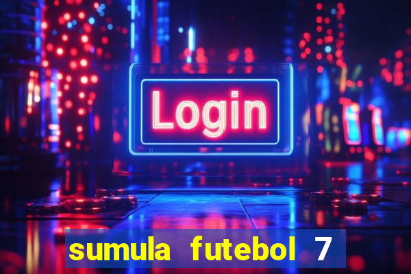 sumula futebol 7 society excel