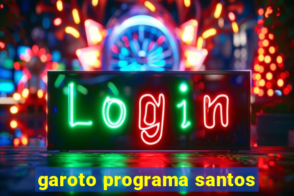 garoto programa santos