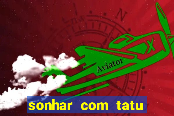sonhar com tatu jogo do bicho