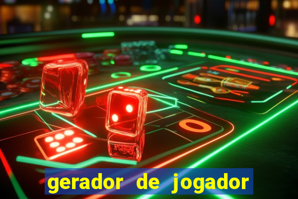 gerador de jogador de futebol