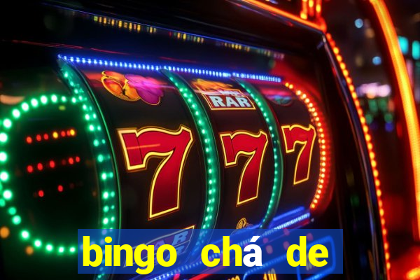 bingo chá de bebê excel