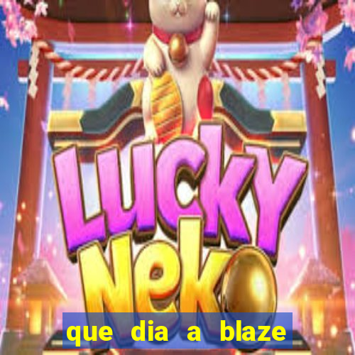 que dia a blaze paga o cashback