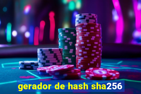 gerador de hash sha256