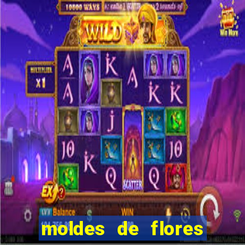 moldes de flores gigantes para imprimir