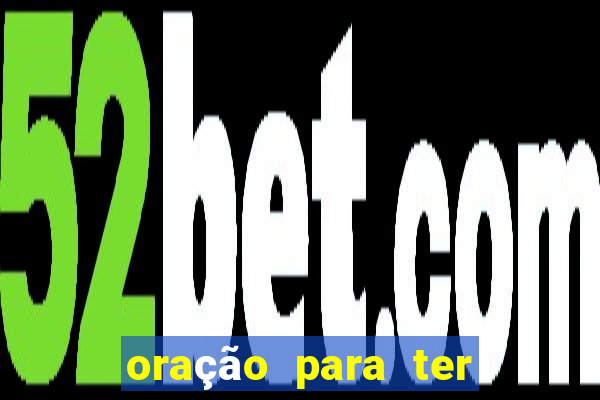 oração para ter sorte em tudo