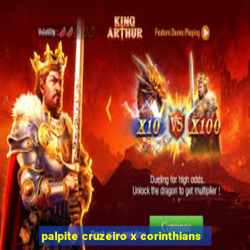 palpite cruzeiro x corinthians