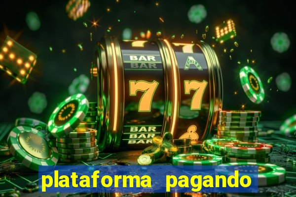plataforma pagando bem hoje
