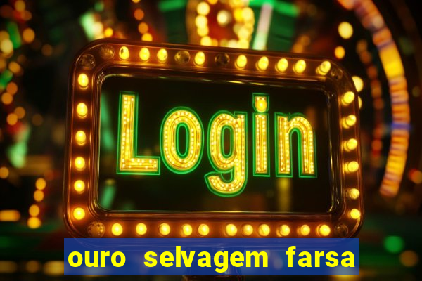 ouro selvagem farsa ouro selvagem o que aconteceu